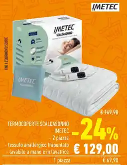 Conad Superstore Termocoperte scaldasonno IMETEC offerta