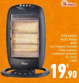 Conad Superstore STUFA ALOGENA HALO12 AR454B ARDES offerta