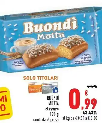 Conad Superstore Buondì 198 g(ml) offerta