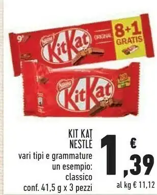 Conad Superstore Kit kat offerta
