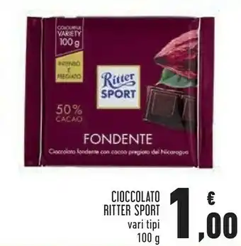Conad Superstore Cioccolato fondente 100 g(ml) offerta
