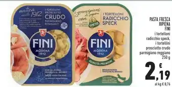 Conad Superstore Fini pasta fresca ripiena tortelloni 250 g offerta