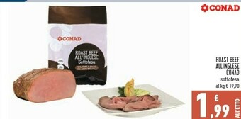 Conad Superstore Conad roast beef all'inglese offerta