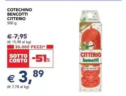 Esselunga Cotechino Bencotti Citterio offerta