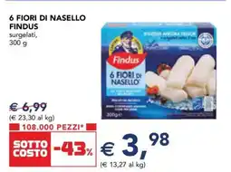 Esselunga 6 FIORI DI NASELLO FINDUS offerta