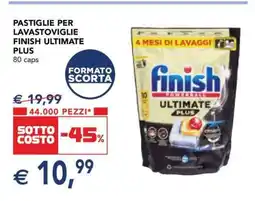 Esselunga PASTIGLIE PER LAVASTOVIGLIE FINISH ULTIMATE PLUS offerta