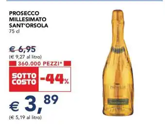 Esselunga Prosecco Millesimato Sant'Orsola offerta