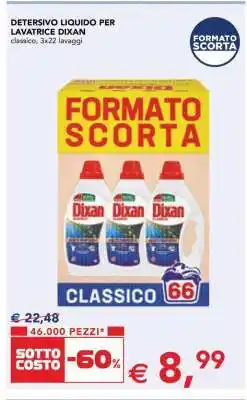 Esselunga Detersivo Liquido per Lavatrice Dixan offerta