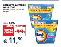 Esselunga Detersivo lavatrice DASH Pods offerta
