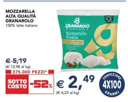 Esselunga Mozzarella Alta Qualità Granarolo offerta
