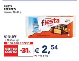 Esselunga Fiesta Ferrero offerta