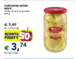 Esselunga Carciofini Interi Nesti offerta