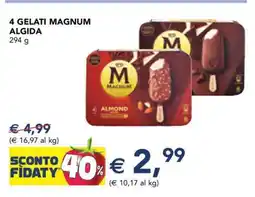 Esselunga 4 GELATI MAGNUM ALGIDA offerta