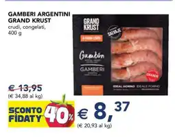 Esselunga Gamberi Argentini Grand Krust offerta