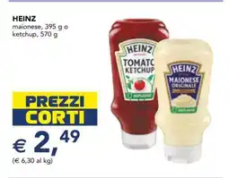 Esselunga HEINZ maionese o ketchup offerta