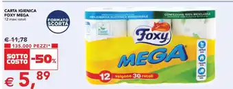Esselunga Carta Igienica Foxy Mega offerta