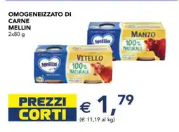 Esselunga OMOGENEIZZATO DI CARNE MELLIN offerta