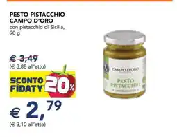 Esselunga Pesto Pistacchio Campo d'Oro offerta