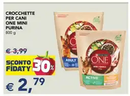 Esselunga CROCCHETTE PER CANI ONE MINI PURINA offerta