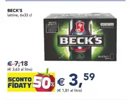 Esselunga BECK'S offerta