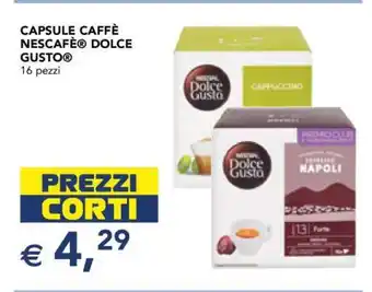 Esselunga CAPSULE CAFFÈ NESCAFÉ DOLCE GUSTO offerta