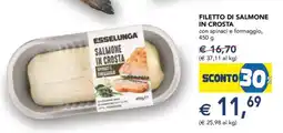 Esselunga Filetto di salmone in crosta offerta