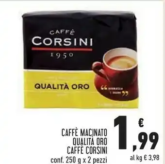 Conad Superstore Caffe macinato qualita oro offerta