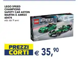 Esselunga LEGO SPEED CHAMPIONS SAFETY CAR ASTON MARTIN E AMR23 60474 offerta