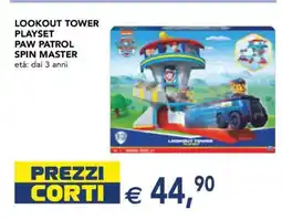 Esselunga LOOKOUT TOWER PLAYSET PAW PATROL SPIN MASTER offerta