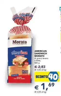Esselunga American Sandwich Morato offerta