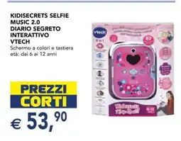 Esselunga KIDISECRETS SELFIE MUSIC 2.0 DIARIO SEGRETO INTERATTIVO VTECH offerta