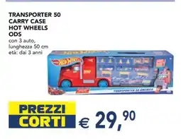 Esselunga TRANSPORTER 50 CARRY CASE HOT WHEELS ODS offerta