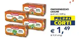 Esselunga Plasmon Omogeneizzati Legumi offerta