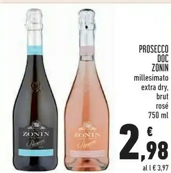 Conad Superstore Prosecco extra dry 750 g(ml) offerta