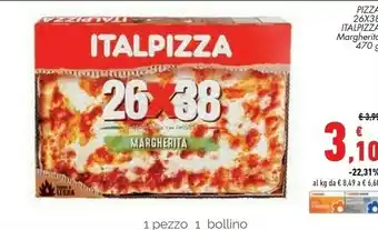 Conad Superstore Pizza 26x38 margherita 470 g offerta