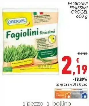 Fagiolini primo fiore finissimi i vegetali