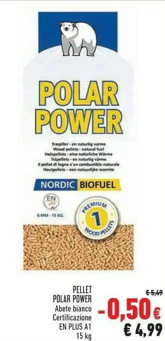 Conad Superstore Polar power pellet offerta