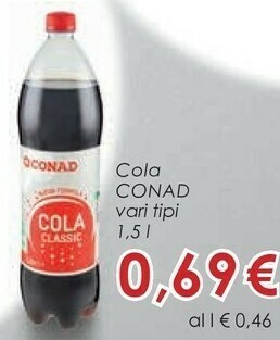 Conad Superstore Conad cola classic offerta