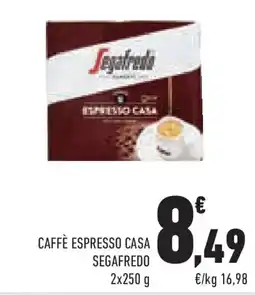 Conad Superstore Caffè espresso casa SEGAFREDO offerta