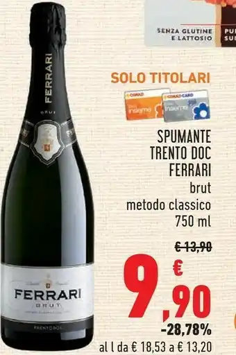 Conad Superstore Spumante trento doc offerta