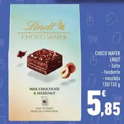 Conad Superstore Choco wafer LINDT offerta