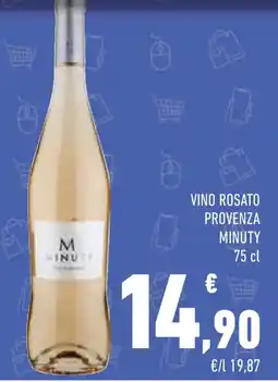 Conad Superstore Vino rosato provenza MINUTY offerta
