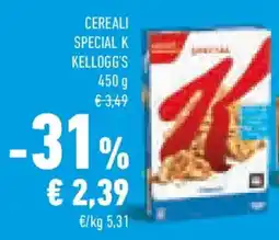 Conad Superstore Cereali special k KELLOGG'S offerta