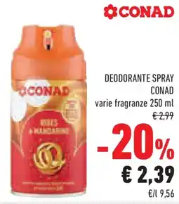 Conad Superstore Deodorante spray CONAD offerta