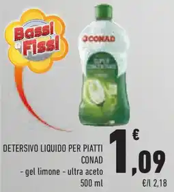 Conad Superstore Detersivo liquido per piatti CONAD offerta