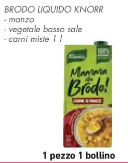 Conad Superstore Brodo liquido KNORR offerta