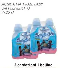 Conad Superstore Acqua naturale baby SAN BENEDETTO offerta
