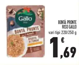 Conad Superstore Bontà pronte RISO GALLO offerta
