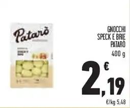 Conad Superstore Gnocchi speck e brie PATARÒ offerta