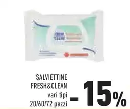 Conad Superstore Salviettine FRESH&CLEAN offerta